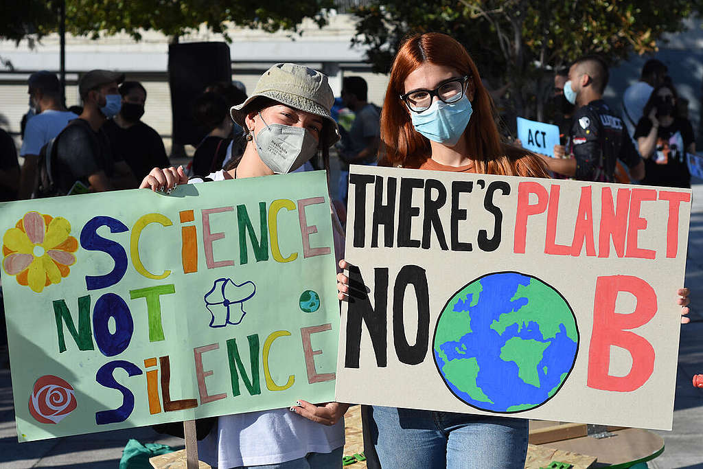 Climate Strike in Athens, Greece. © Nicoletta Zarifi / Greenpeace