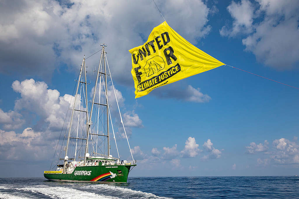 Rainbow Warrior United for Climate tour in Egypt.