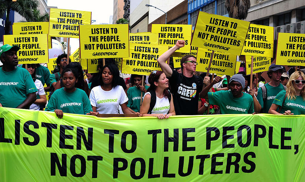 Climate Protest at COP 17.