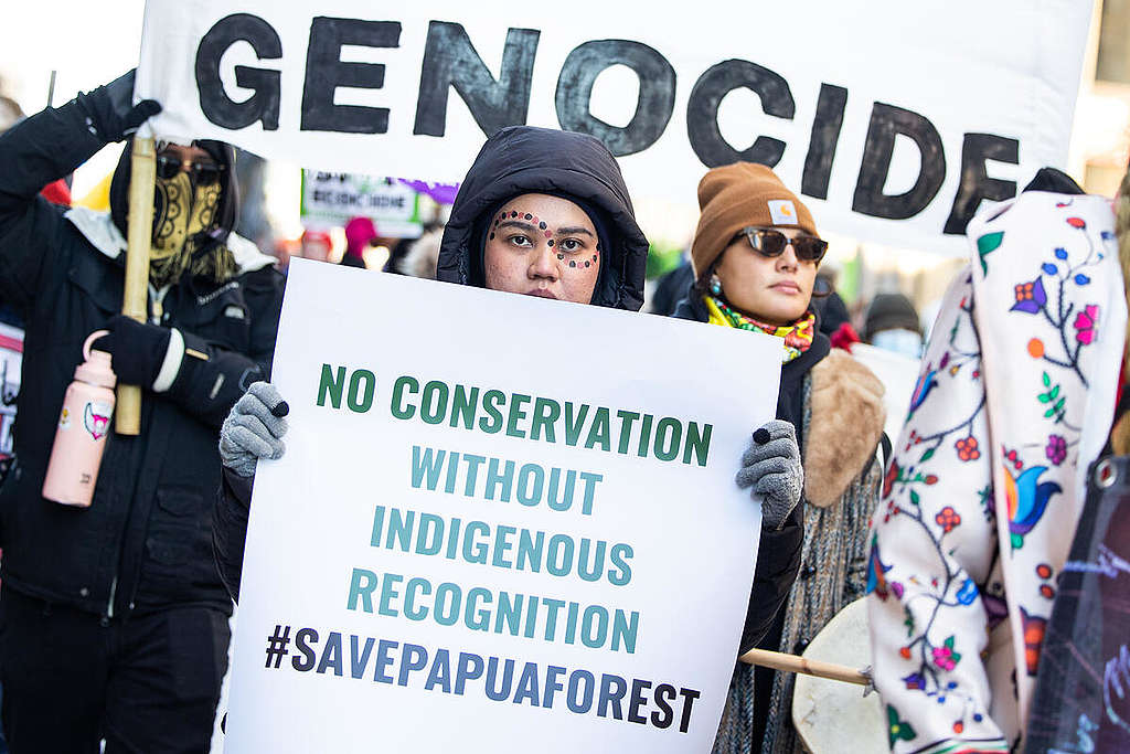 Great March led by Indigenous leaders for Biodiversity and Human Rights during COP15. Great March led by Indigenous leaders for Biodiversity and Human Rights during COP15.