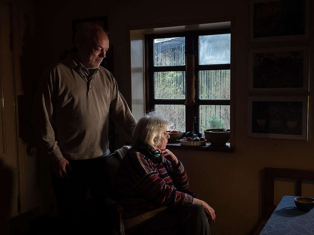 Couple Living near Vandvaerksgaarden Factory Farm, Denmark.