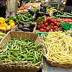 Ecological Produce at Farmers Market in Paris.