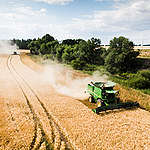 Large Grain Crops in Germany - Aerials. © Greenpeace