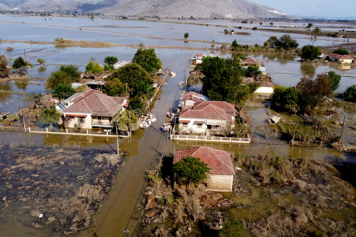 Storm Daniel Floods in Thessaly, Greece. © Giorgos Moutafis / Greenpeace