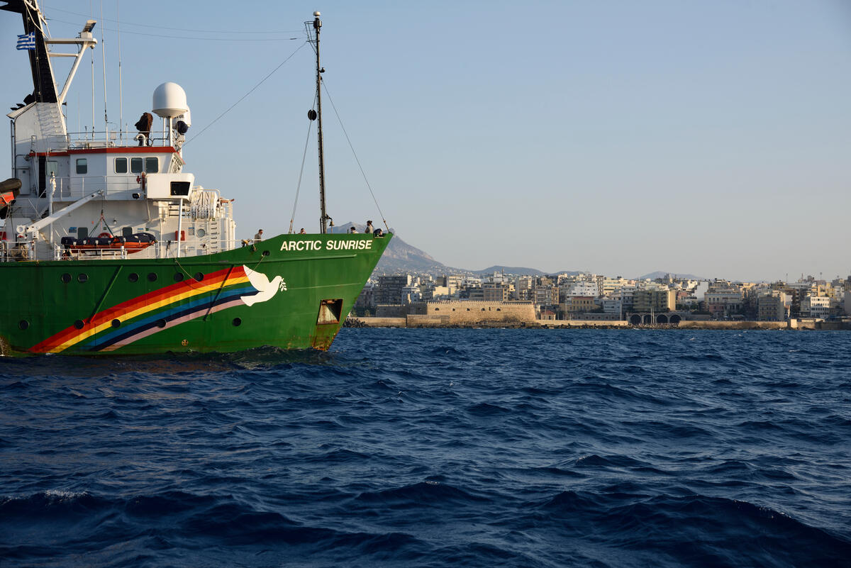Survey for Cetaceans of the Hellenic Trench 2021. © Leonidas Karantzas / Greenpeace