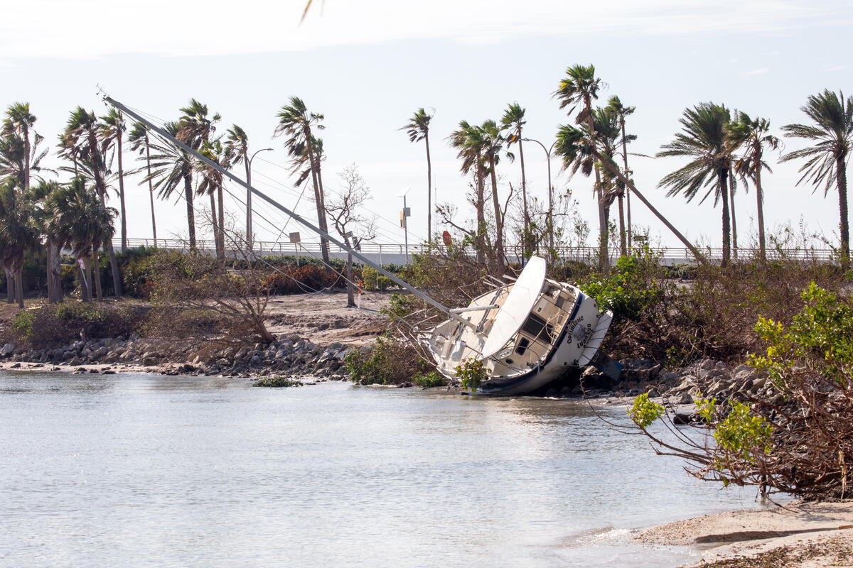 Hurricane Milton Hits Florida’s West Coast. © Tim Aubry / Greenpeace