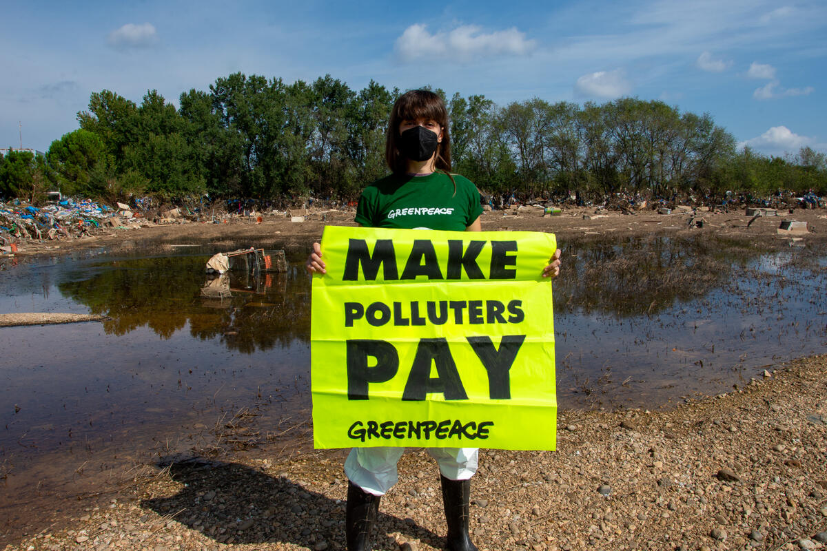Storm Daniel Floods Relief in Larissa, Thessaly, Greece. © Nicoletta Zarifi / Greenpeace