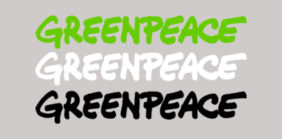 Greenpeace logo shop