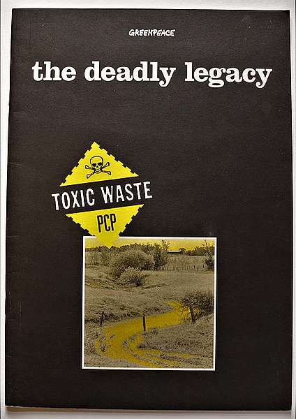 1 December 1992 Greenpeace publishes ‘The Deadly Legacy’ – a report detailing 40 years of toxic PCP contamination written by campaigner Gordon Jackman