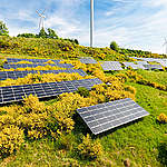Renewable Energy Landscape in Morbach, Hunsrueck. © Paul Langrock / Greenpeace