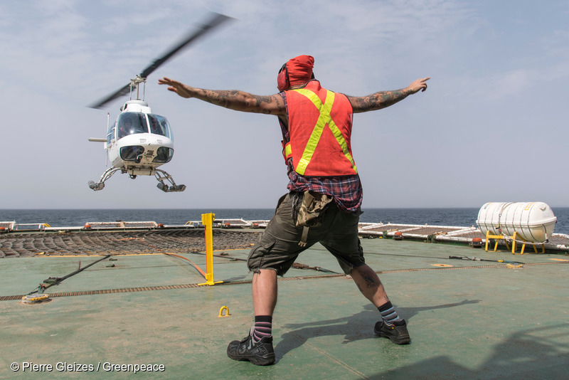 Greenpeace is on tour in West African waters to address the problem of overfishing in the region.