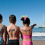 'Detox Our Future' Children Protest in Mexico. © Yohena Raya / Greenpeace