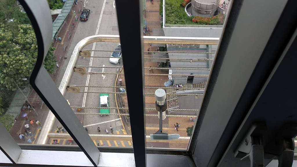 安裝於家居的空氣檢測採集器。(由公民科學家提供)