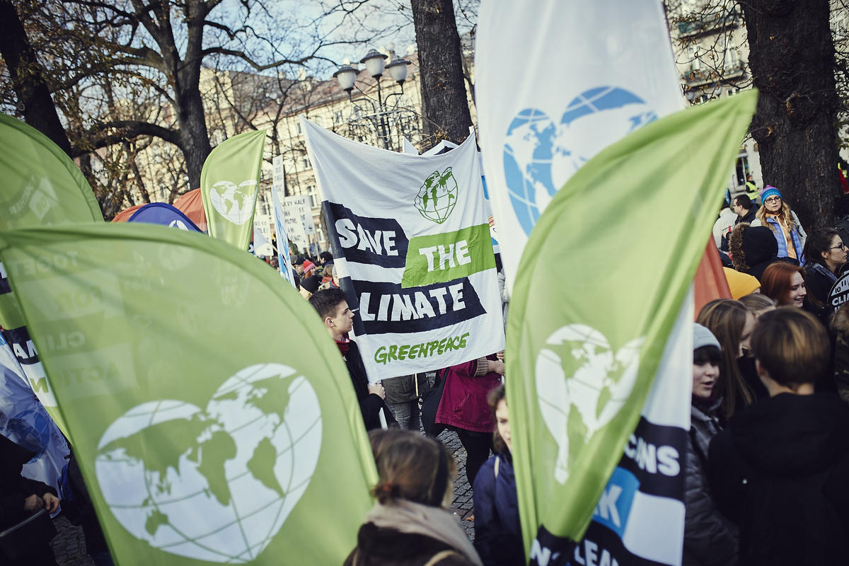 Climate March at COP24 in Poland. © Greenpeace
