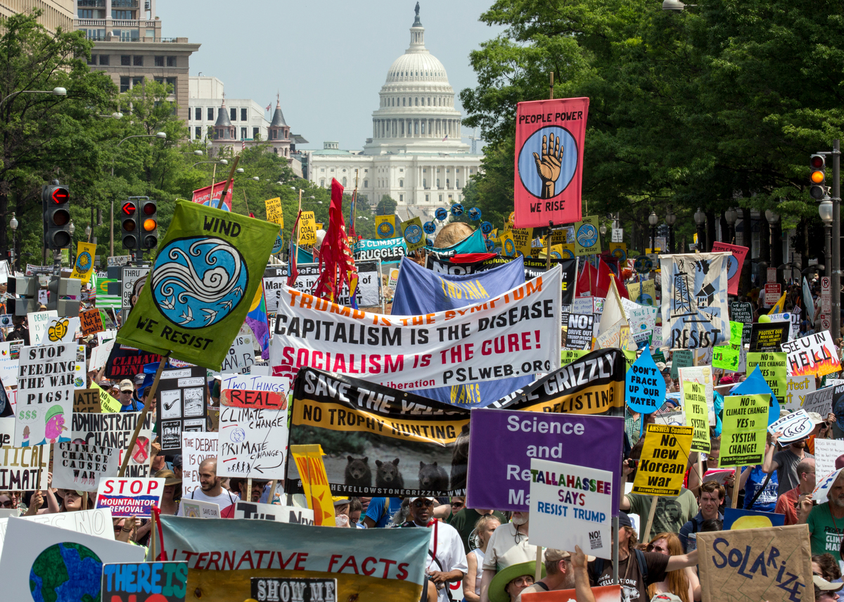 People's Climate March in Washington D.C. © Tim Aubry / Greenpeace