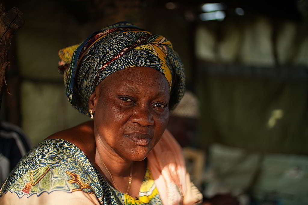 受訪女工領袖Fatou。 © Greenpeace