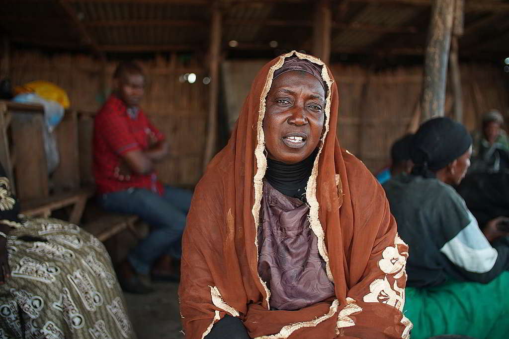 很多婦女成為西非現代加工魚業的直接受害人，圖為受訪女工Maimouna。 © Greenpeace