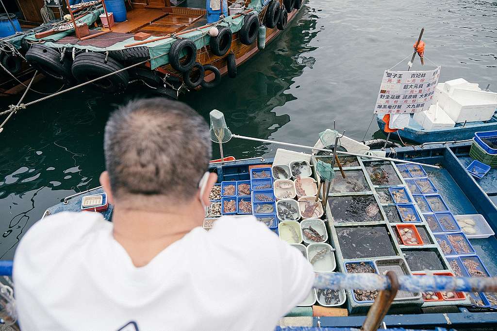 香港人對自己的海洋認識是否止乎吃與海鮮？會否願意為海洋與氣候關注行動更多？© Patrick Cho / Greenpeace