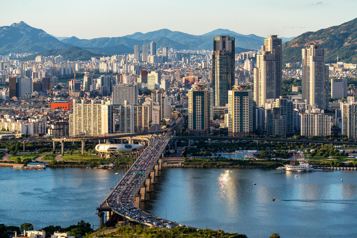 貴為世界第6大出口國的韓國，若減碳繼續「嘆慢板」，恐怕將為國家經濟帶來沉痛教訓。© Sungwoo Lee / Greenpeace