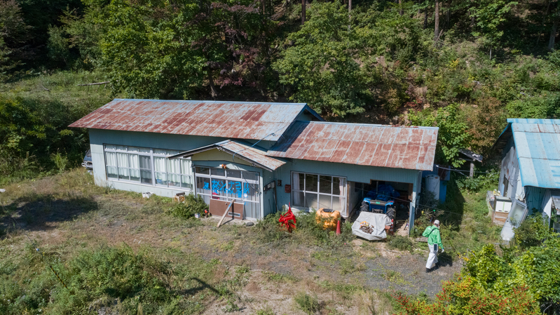 安齋先生在福島縣飯館村居住60多年的房子,今天不復存在。© Christian Åslund / Greenpeace