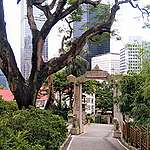 今天的兵頭花園建基於從前的督憲府，而後來的港督府，今天就在公園的對面，即今天的禮賓府。© helen yip