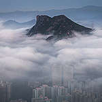 飛鵝山觀景台的雲海景色。（1/100s F10 ISO100）© Kelvin Yuen