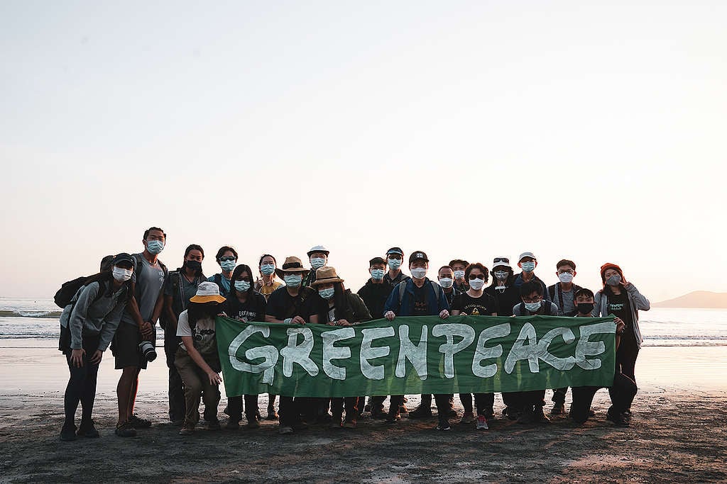 眾人都表示收獲滿滿，了解到大嶼的生物多樣性。© Greenpeace