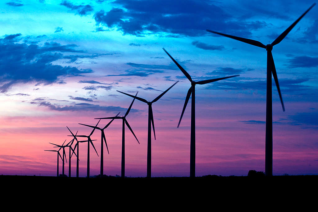 我們已經有緩解氣候變化的方案，包括發展可再生能源如風力發電，只差全球同心去積極並盡速實行。© Karuna Ang / Greenpeace