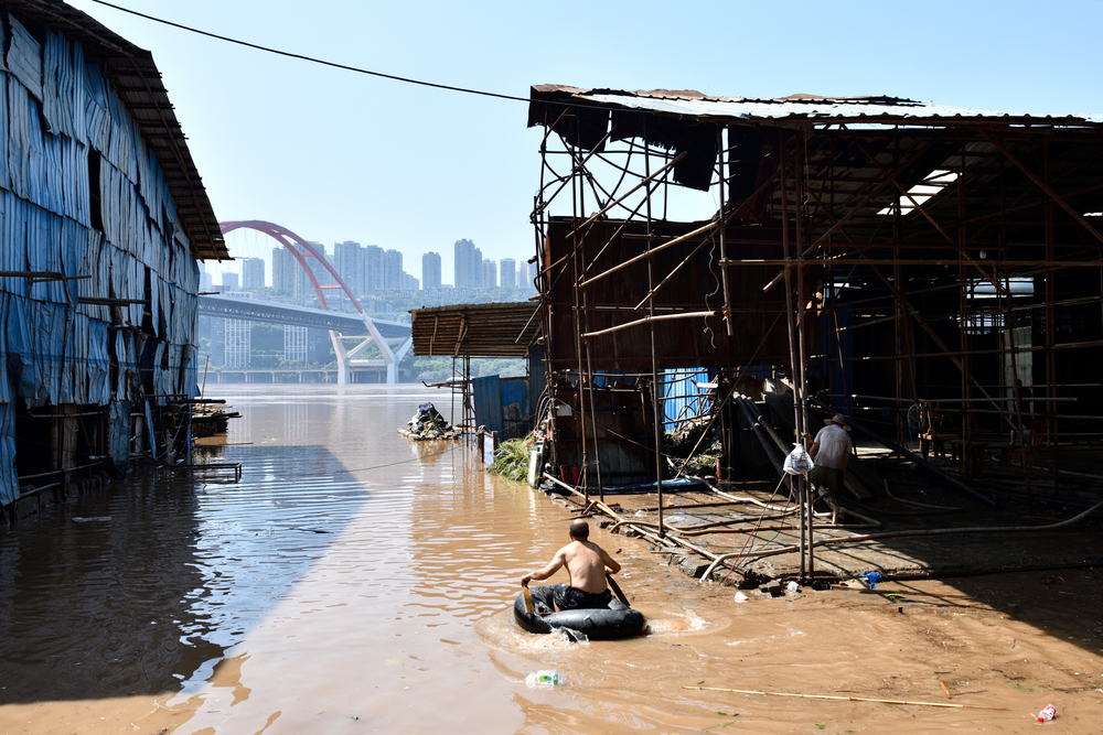 中國水災近年頻生，全國上下深切體會氣候變化的危急情況。© Shutterstock