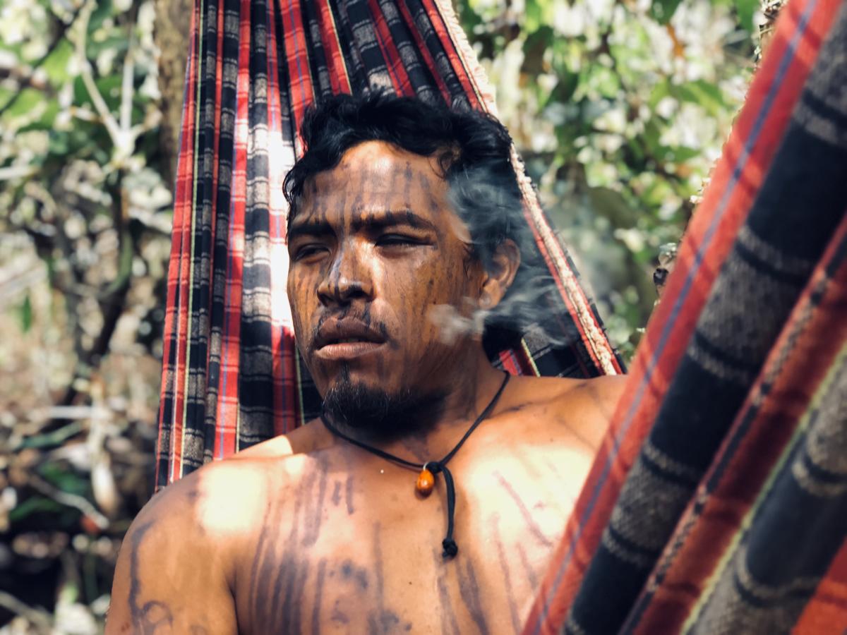 Paulo Paulino Guajajara是巴西最大原住民社區之一Guajajara的年輕人，他於2019年11月3日在 Arariboia族地被非法伐木者槍殺身亡。 © Midia NINJA © Patrick Raynaud
