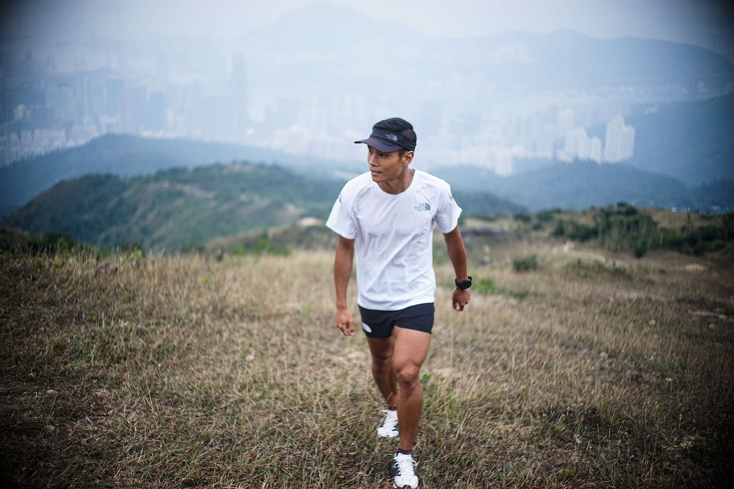 黃浩聰從小就通山跑，但自言長大後才學會欣賞香港的山。© Kim Leung / Greenpeace