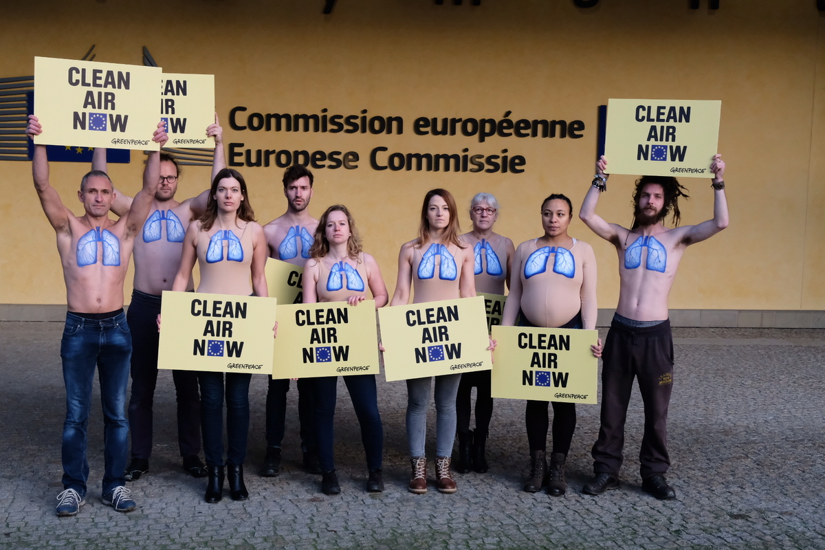 Clean Air Action in Brussels. © Tim Dirven