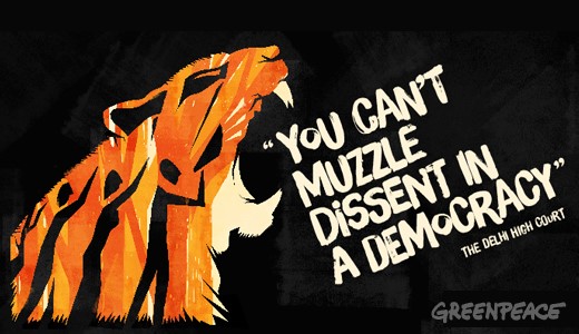 You can't muzzle dissent in a democracy