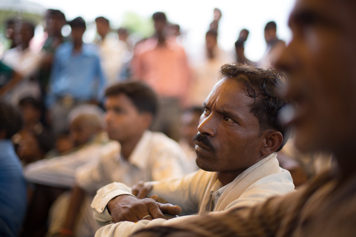 Public Meeting at Mahan in Madhya Pradesh. © Vivek M.