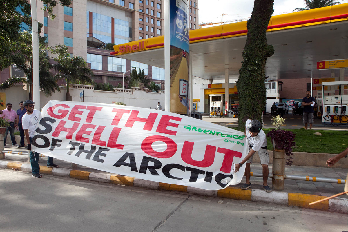Save the Arctic Ice Ride in Bangalore. © Selvaprakash Lakshmanan
