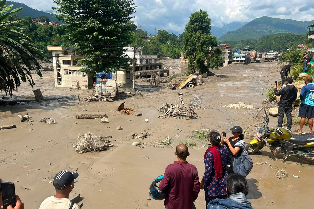 Nepal floods image