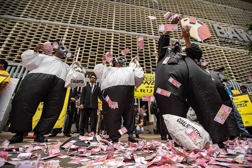 Coalruption Presidential Candidates Action in Jakarta. © Jurnasyanto Sukarno