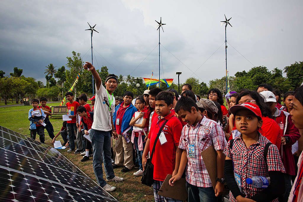 Climate Rescue Station in Borobudur. © Ulet Ifansasti