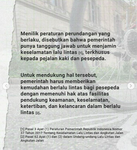 Dasar Hukum Perlindungan Pejalan Kaki dan Pesepeda