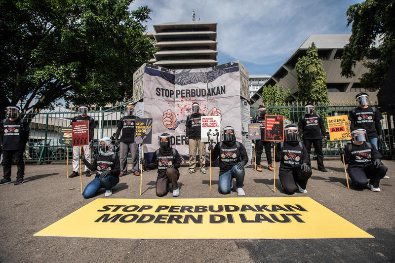 Desak Pemerintah Daerah Turut Lindungi Hak ABK, Aktivis Gelar Aksi di Depan Kantor Gubernur Jawa Tengah