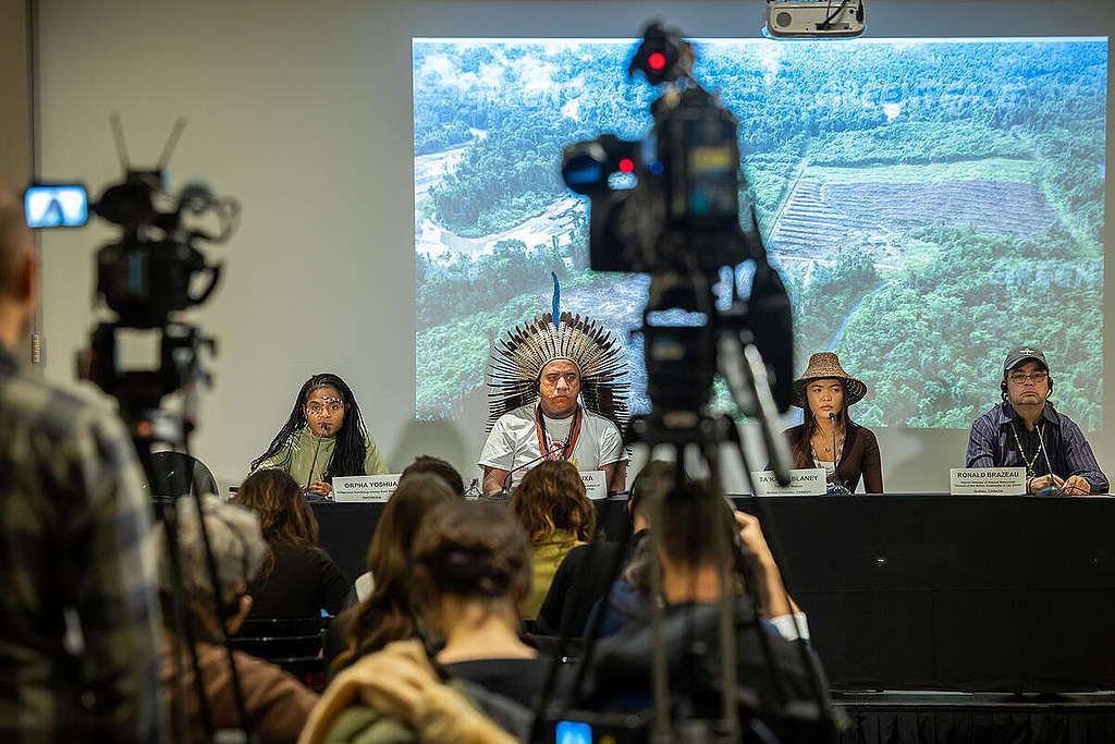 Press conference: Global Indigenous leaders gather in Montreal to call for Indigenous-led nature protection during COP15.