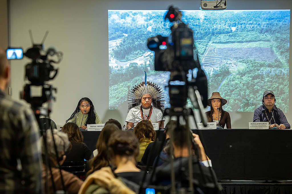 Press conference: Global Indigenous leaders gather in Montreal to call for Indigenous-led nature protection during COP15. Press conference: Global Indigenous leaders gather in Montreal to call for Indigenous-led nature protection during COP15.
