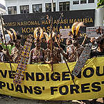 Awyu Tribe in State Administration Court, Jakarta. © Jurnasyanto Sukarno / Greenpeace