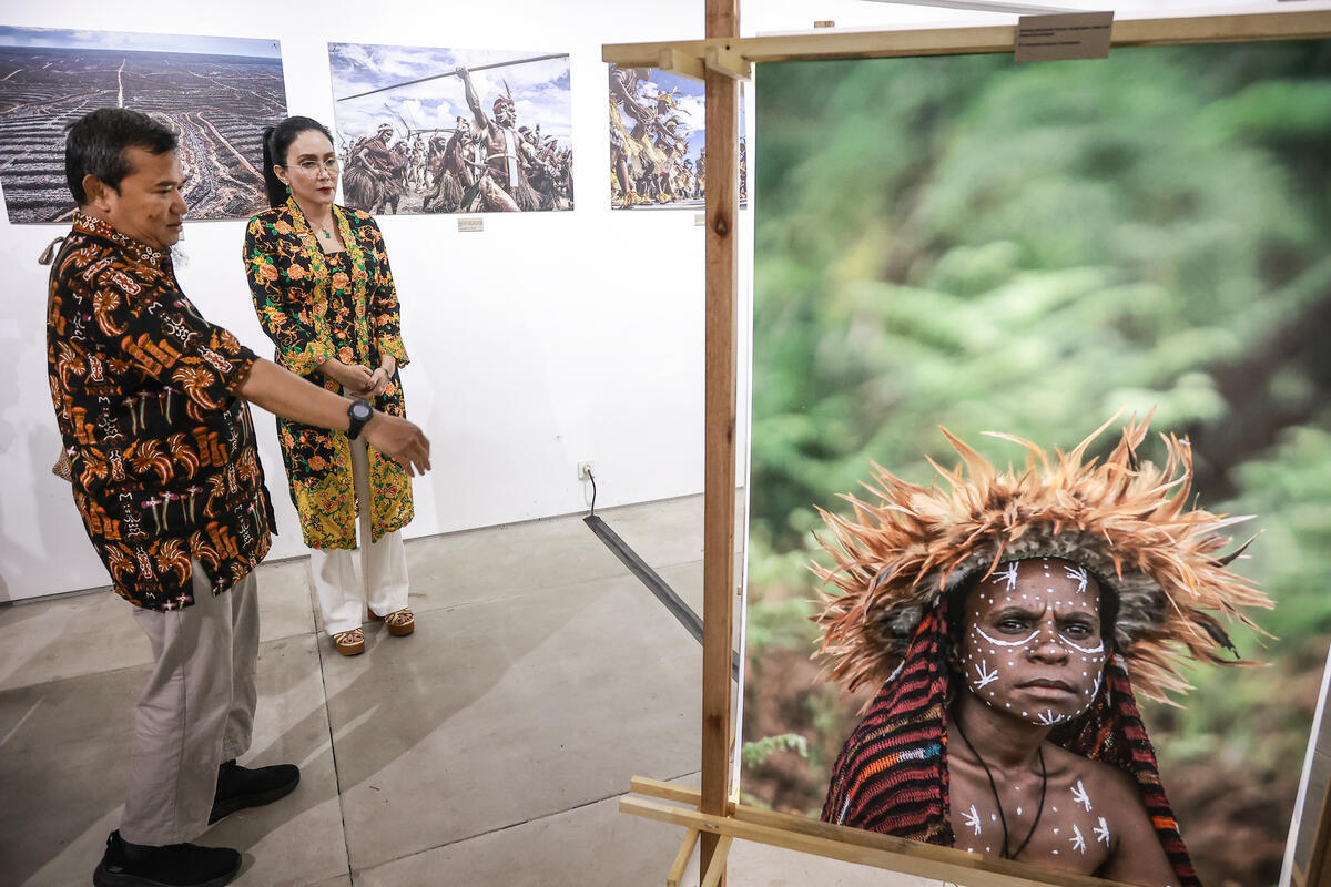 The "Paradise Silenced" exhibition. © Dhemas Reviyanto / Greenpeace The "Paradise Silenced" exhibition. © Dhemas Reviyanto / Greenpeace