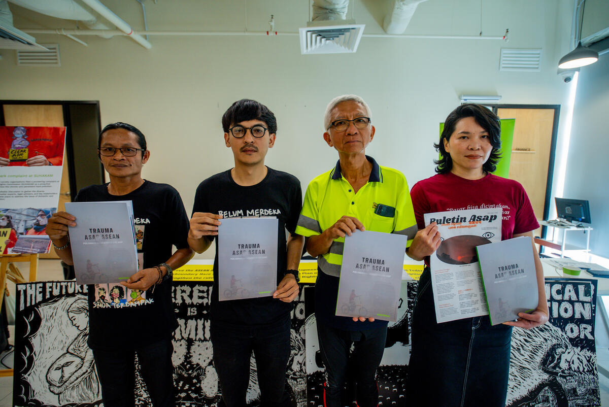 'The ASEAN Haze Trauma' Briefer Launching in Kuala Lumpur. © Alif R Nouddy Korua / Greenpeace