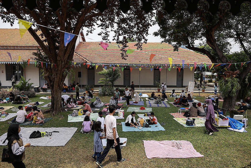 “Rantang Riang: No Plastic Now!”—a family festival focused on promoting sustainable, zero-waste parenting practices at Jakarta’s Museum of National Awakening.
