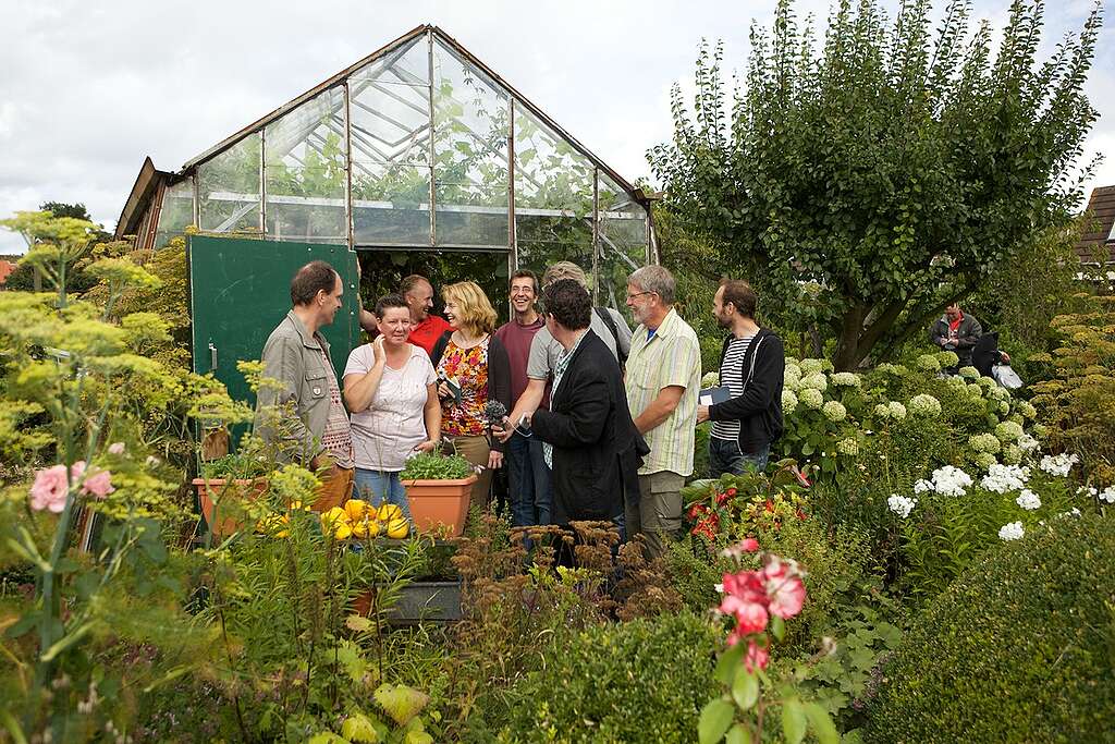 Greenpeace Jury in Garden in the Netherlands. © Greenpeace / Ed Lonnee