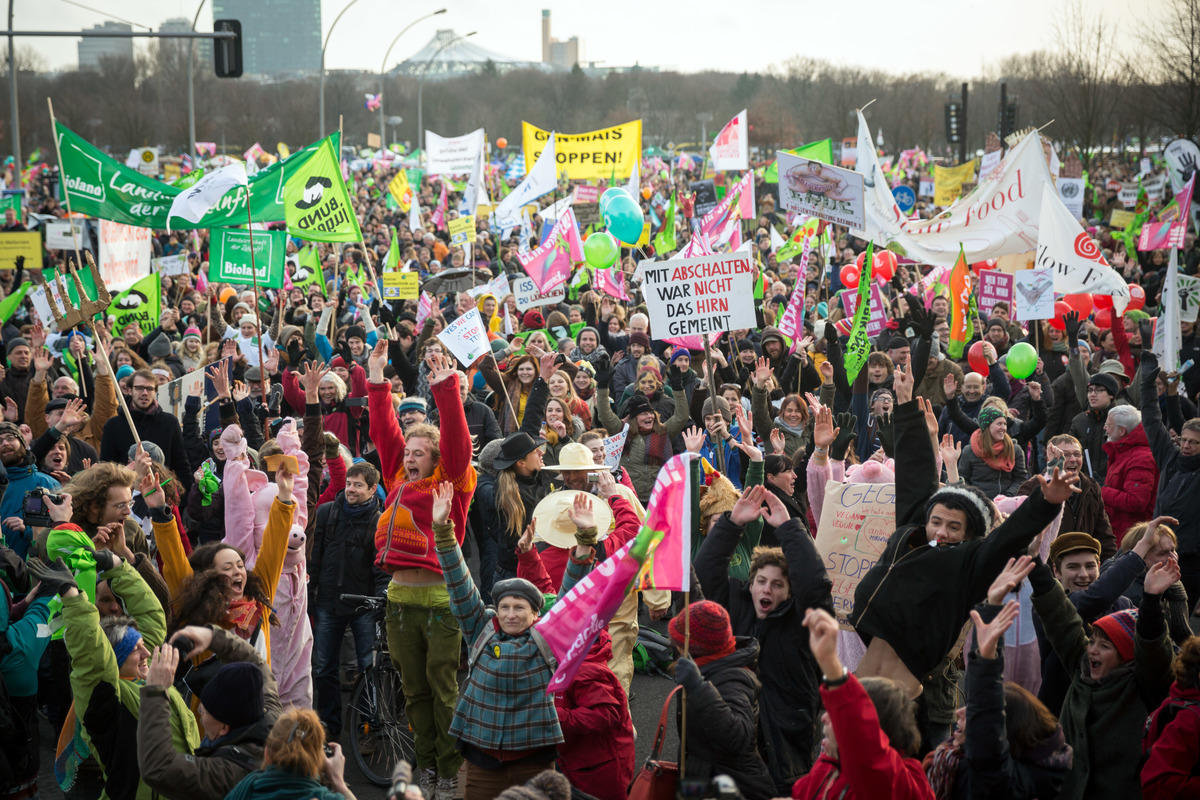 TTIP Demonstration in Berlin, 2015 © Gordon Welters / Greenpeace