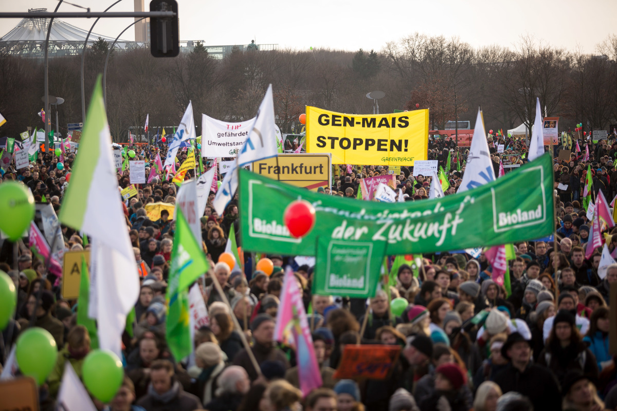 TTIP Demonstration in Berlin © Gordon Welters / Greenpeace