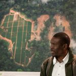 Nasako Besingi, director of the Cameroonian NGO, SEFE, speaks during a press briefing at the National Press Club about the impacts of the Herakles Farms Palm Oil plantation development on the community and environment in his native Cameroon.
